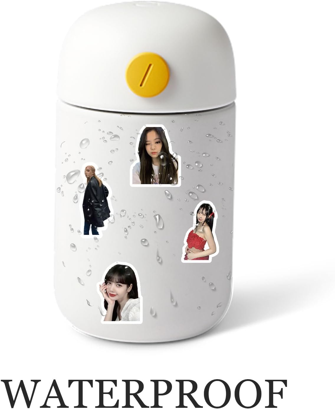 120 calcomanías Kpop, Kpop Girl Group impermeables, calcomanías de vinilo para niñas, niños, adolescentes, adultos, calcomanías coreanas para