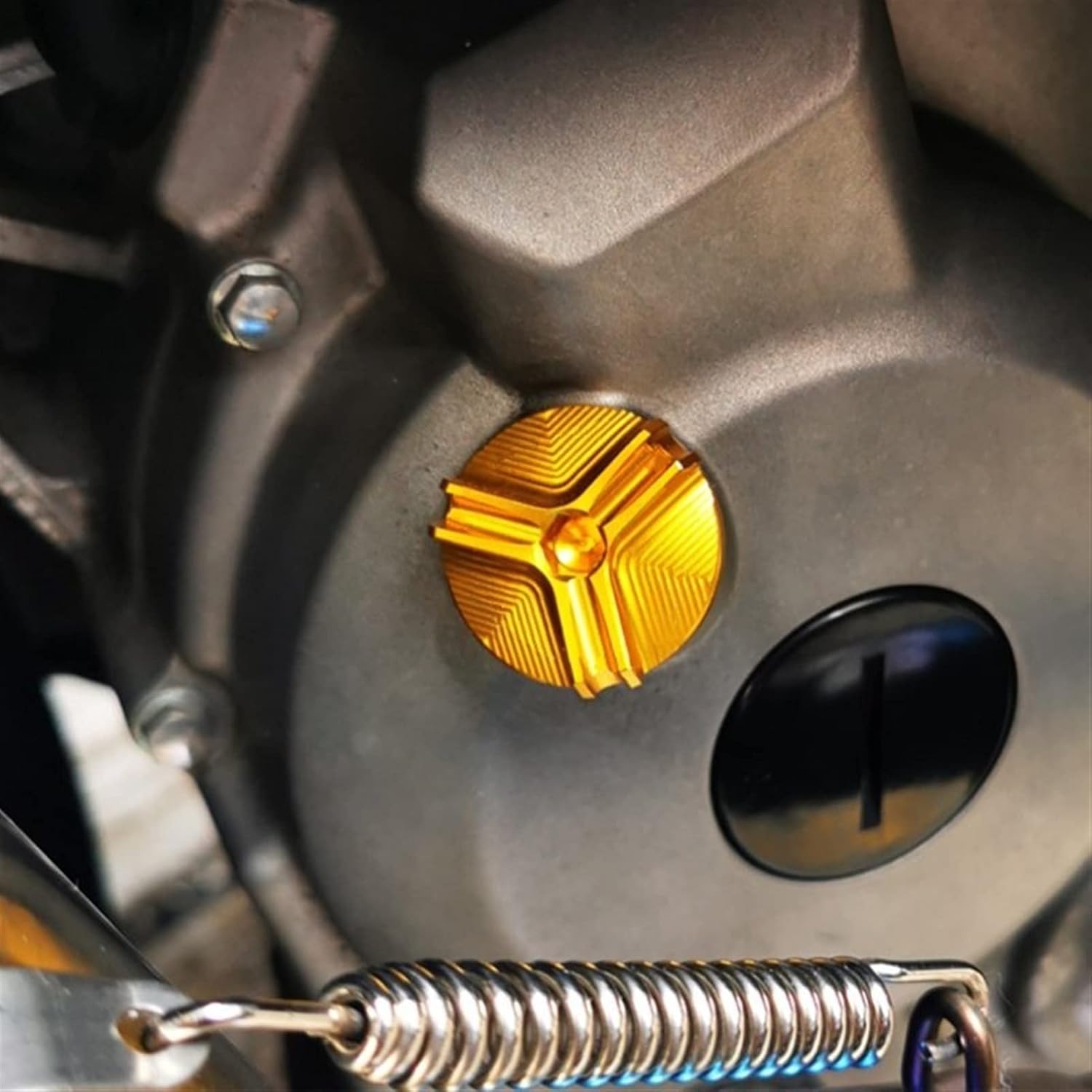 Brake Reservoir Cover Motorcycle CNC Accessorie M20*2.5 Engine Oil Plug Sump Cap Bolt Screw Cover For Yamaha Mt-03 MT03 Mt03 MT-03 2014 2015 2016