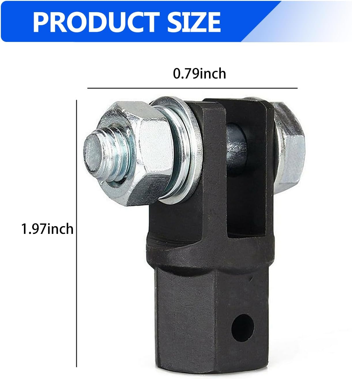 1 adaptador de gato de tijera automotriz, perno de gato de tijera, accesorios para herramientas de elevación de automóvil, universal para la mayoría