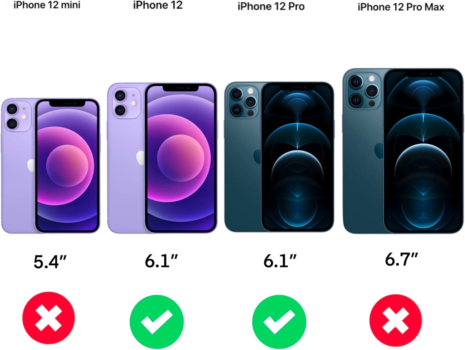 Funda para iPhone 12 (6.1), funda para iPhone 12 Pro (6.1), ecológica, compostable cero residuos, materiales a base de plantas, sin plástico (negro)