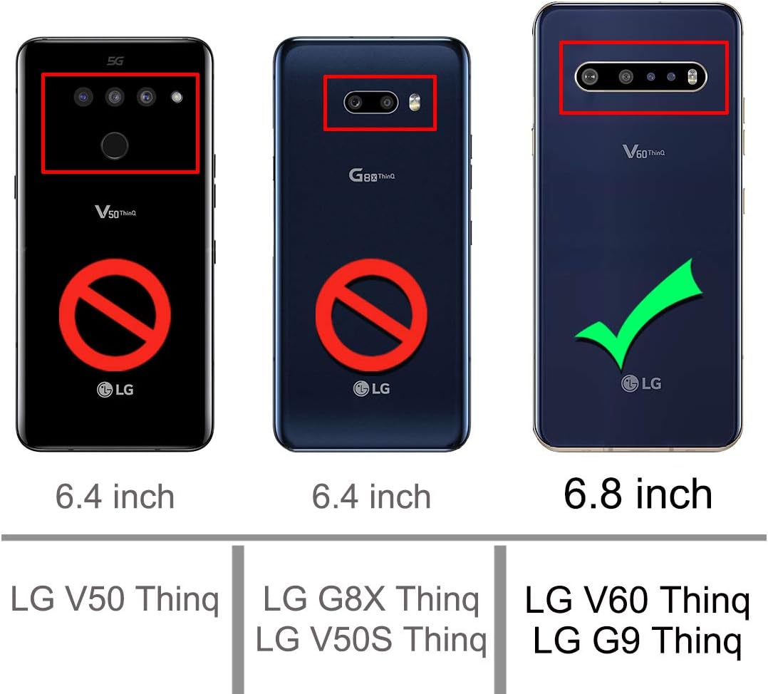 Osophter Funda para LG V60 ThinQ, LG V60 Funda de absorción de golpes Flexible TPU Caucho Protector de Cuerpo Completo para LG V60 ThinQ (Rojo)