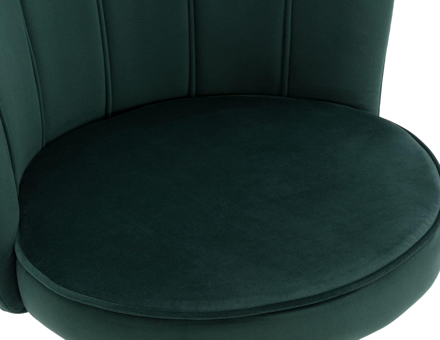 Kmax Taburetes de bar de terciopelo giratorios de altura ajustable con base dorada, reposapiés de cabeza de clavos, respaldo de pétalos para isla de
