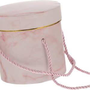 NOLITOY Regalos de novia, 1 caja de regalo, almacenamiento portátil, decorativo, de lujo, vintage, sombrero, tapa de cubo de rosa, bodas, hogar, NOLITOY Regalos de novia, 1 caja de regalo, almacenamiento portátil, decorativo, de lujo, vintage, sombrero, tapa de cubo de rosa, bodas, hogar,