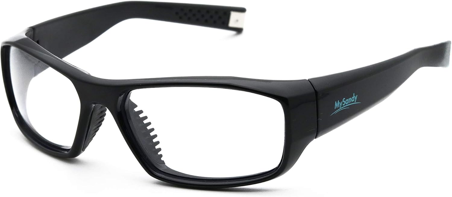 Antivaho – Gafas de seguridad para hombre para el trabajo, con bloqueo de luz azul transparente, Z87, gafas protectoras sin niebla y resistentes a