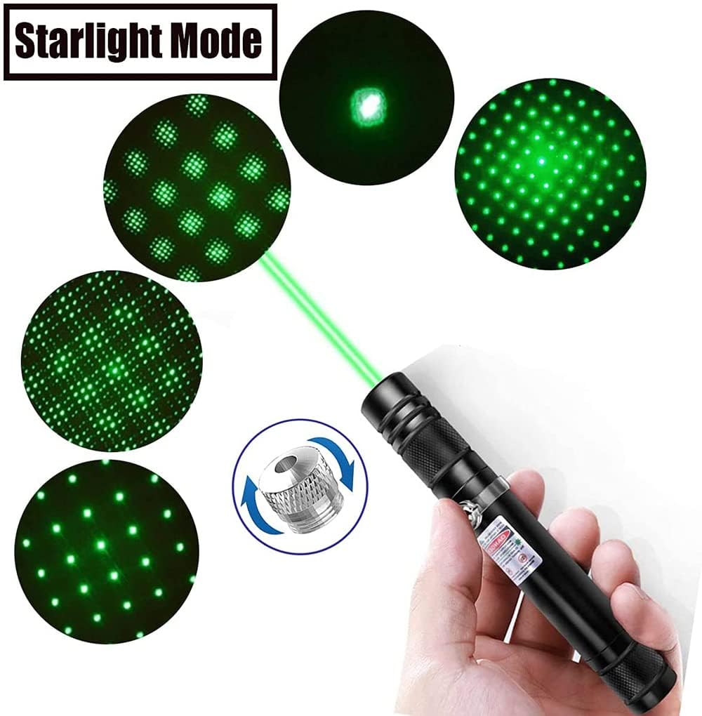 Puntero láser rojo de alta potencia de alta potencia de largo alcance puntero de luz láser fuerte para gatos perros puntero láser recargable de alta