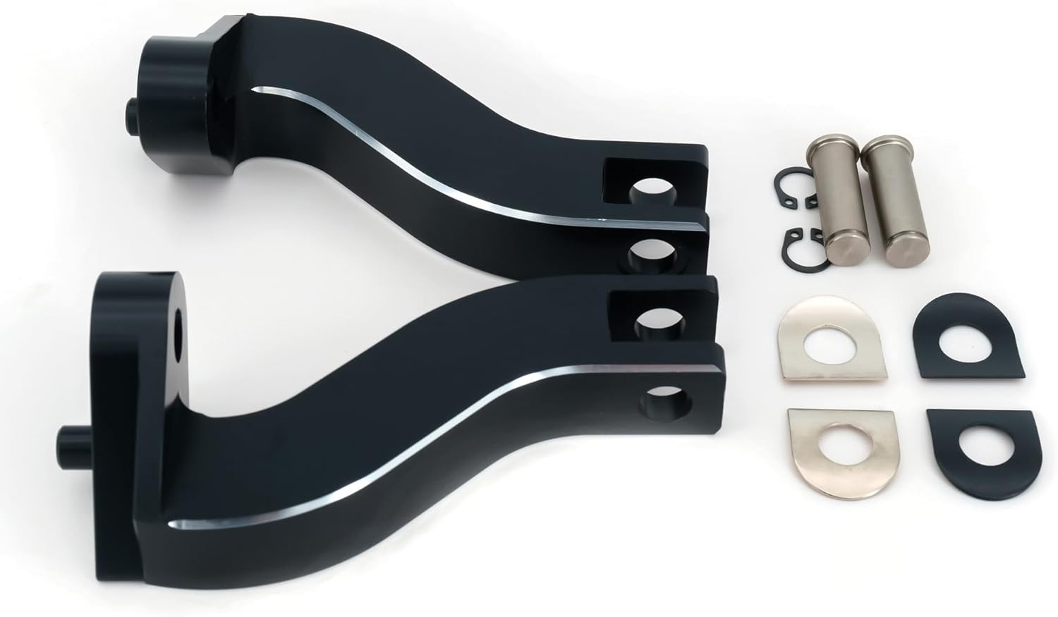 Americruise – Juego de clavijas de pie de pasajero trasero de 0.394 in para Harley Davidson Touring Road King Electra Street Glide Ultra Classic