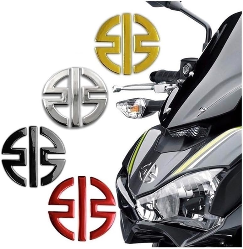 Calcomanías 3D de emblema de motocicleta para Kawasaki Z90 H2 Ninja H2R z125 Z250 Z300 Z400 z650 z750 Z900 Z800 (color dorado)