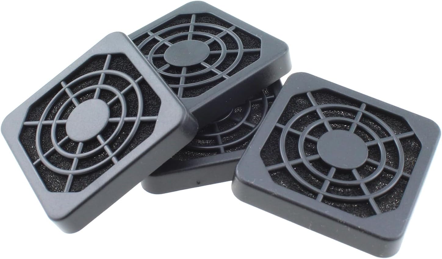 MTQY 4 unids PC ventilador filtro de polvo 1.575 in PC Cooler ventilador filtro a prueba de polvo cubierta computadora caja malla