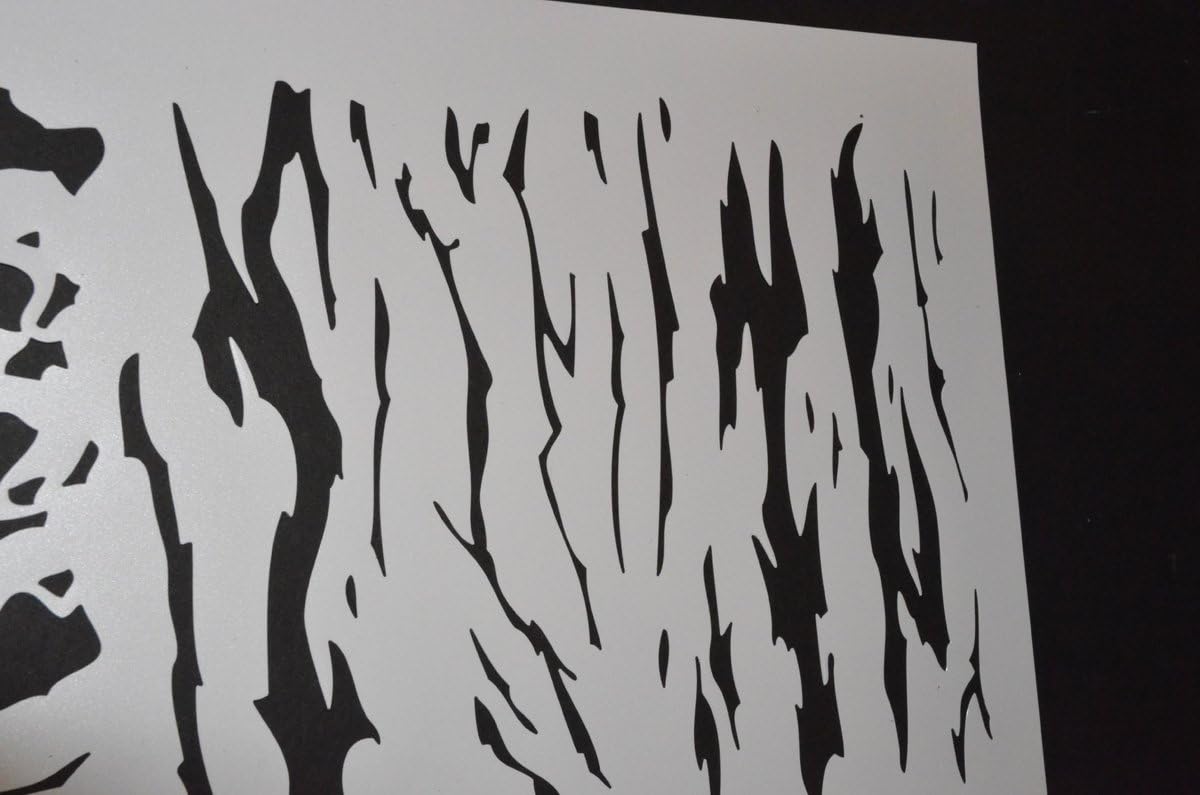 Acid Tactical Paquete de 2 plantillas de pintura en aerosol para aerógrafo de camuflaje de diseño único de 9 x 14 pulgadas, pistola Duracoat Cerakote