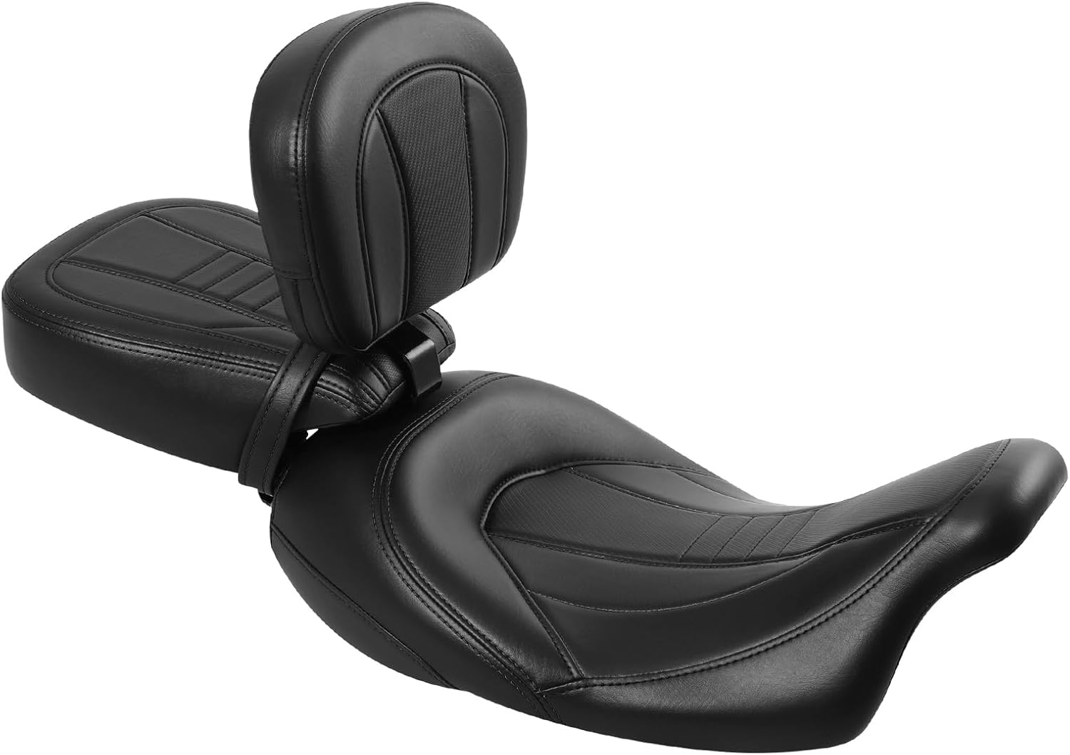 TCT-MOTORPARTS Asiento de pasajero de perfil bajo para Harley Road Street Glide 2009-2023