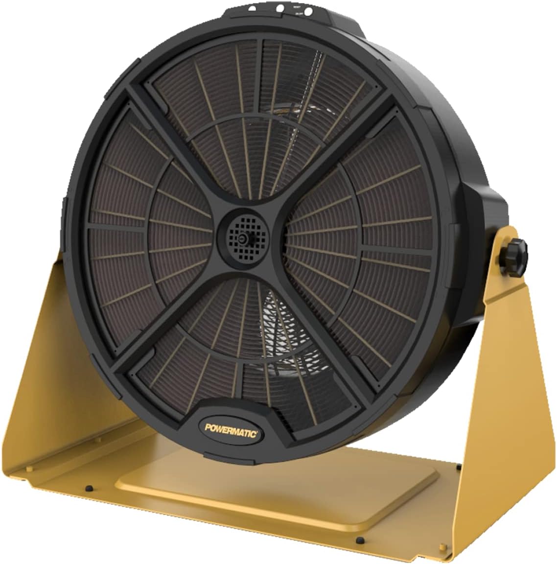 Powermatic PM1250 Sistema de filtración de aire electrostático, filtro de 0.1 micrones, 754 CFM, 1Ph 120V (1791331), solución de polvo amarilla y