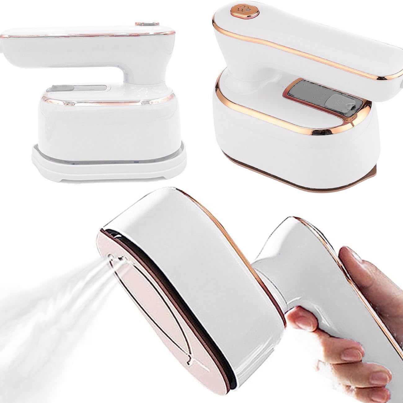 Plancha de vapor para ropa de viaje Mini plancha de vapor portátil de mano de tamaño pequeño, ropa de mano, vaporizadores, plancha a de vapor para