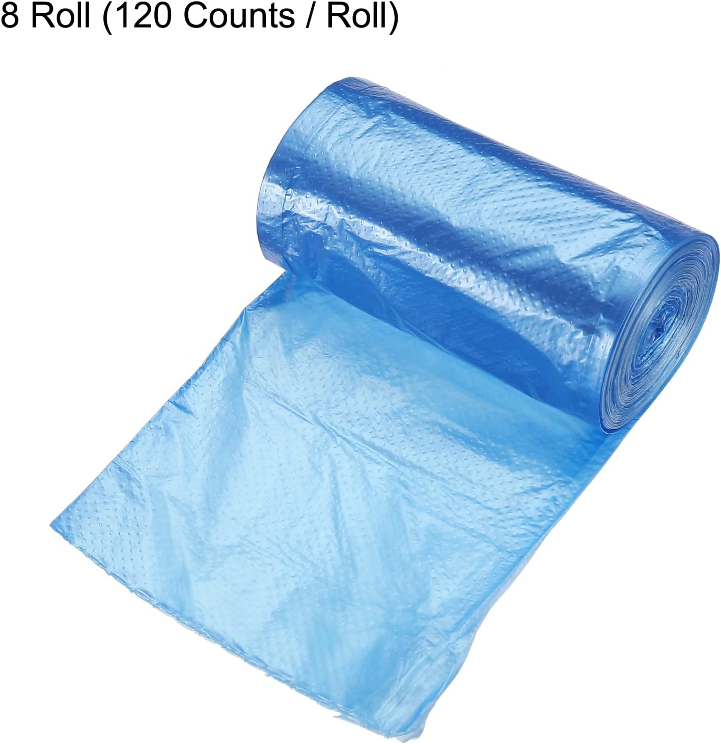 MECCANIXITY Bolsas de basura pequeñas de 0.5 galones para mini basurero de escritorio, color azul, 8 rollos  240 unidades