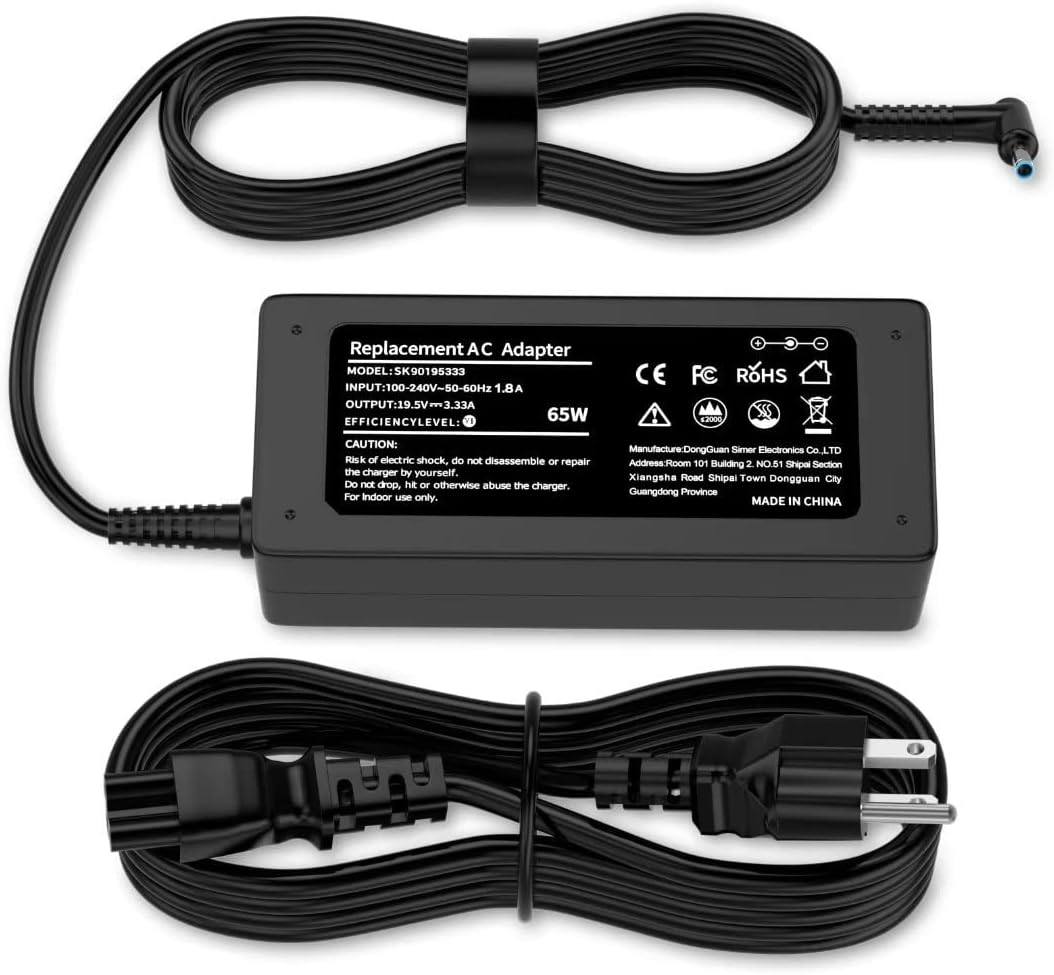 Cargador adaptador de CA para HP Pavilion 15-CS2079NR, 15-CS2076NR