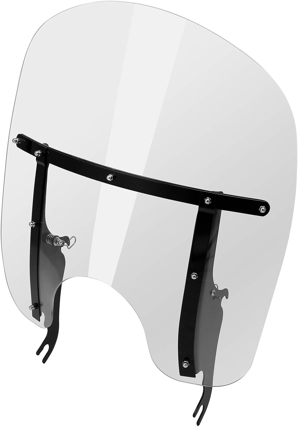 TCT-MOTORPARTS Parabrisas bajo apto para Harley Heritage Softail Fatboy Slim 2000-2017 FLS, FLSS, FLST, FLSTC, FLSTF, FLSTFB