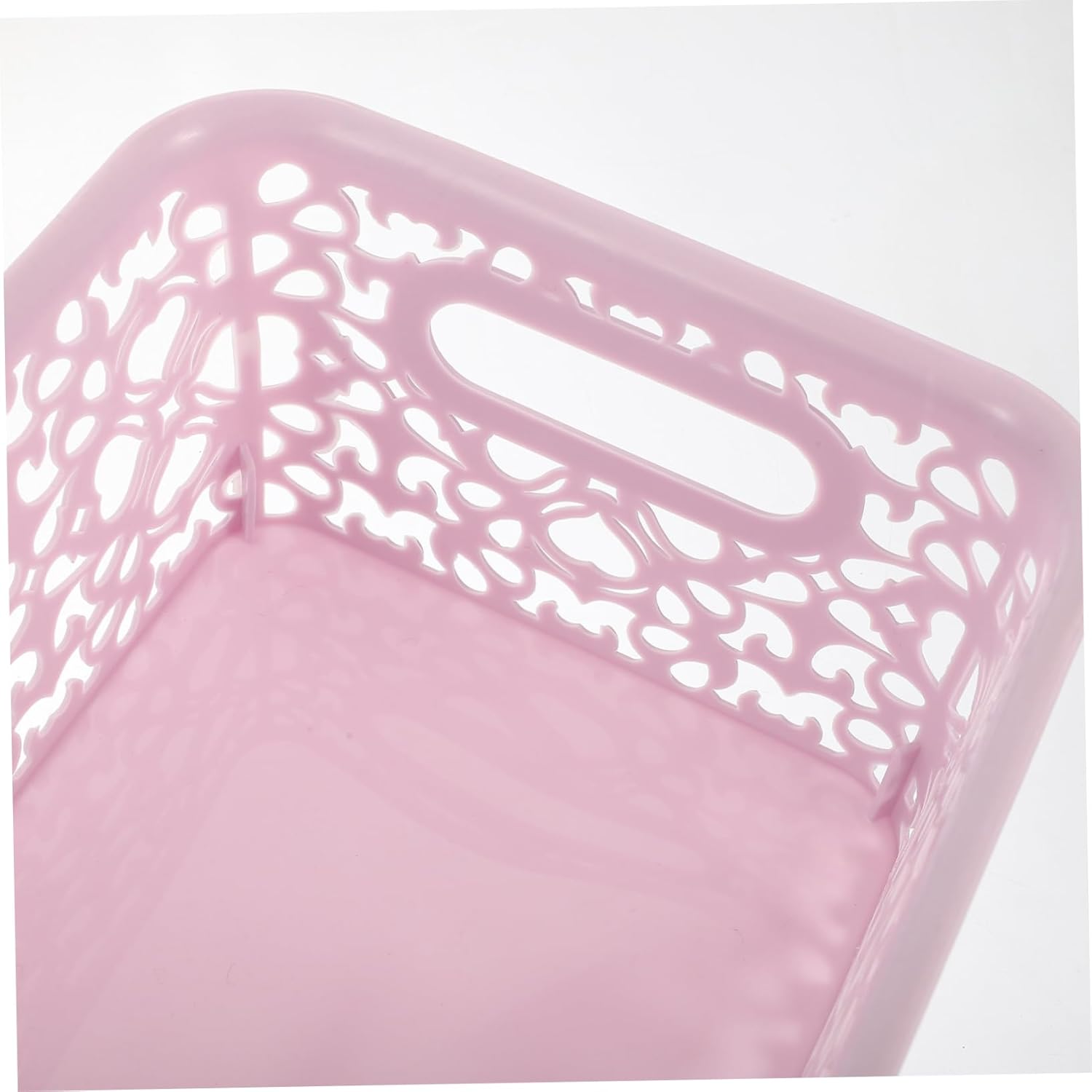 ABOOFAN Caja de almacenamiento de cubo cesta de almacenamiento de plástico con tapa cestas con tapas cestas de almacenamiento con tapa contenedores