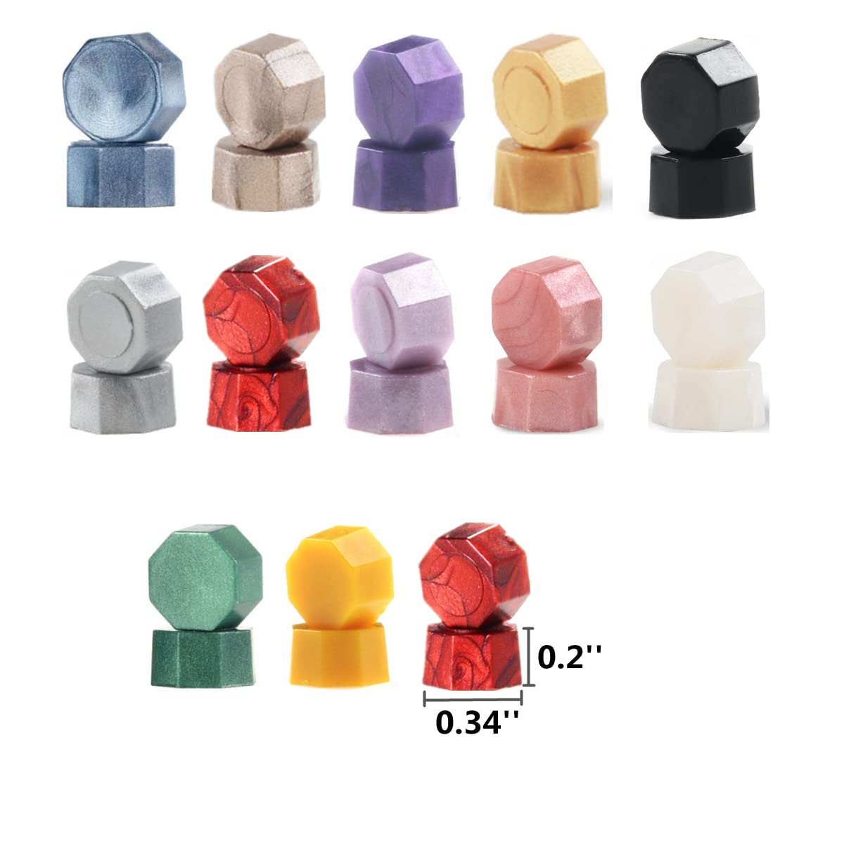 Cuentas de cera de sellado, 17.64 oz, cuentas de sellado de cera verde pino, 1500 cuentas de sello de cera para sello de cera, ideal para adornar