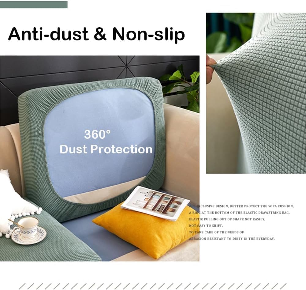 Fundas para sofá modular, fundas de sofá mágicas, funda resistente universal, fundas para sofá seccional en forma de L, fundas de cojín para