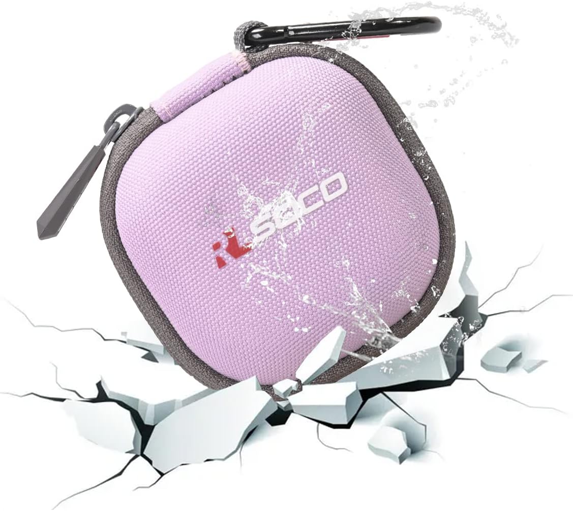 RLSOCO Funda para auriculares inalámbricos con cancelación de ruido Beats Fit ProFit Pro x Kim True (morado)