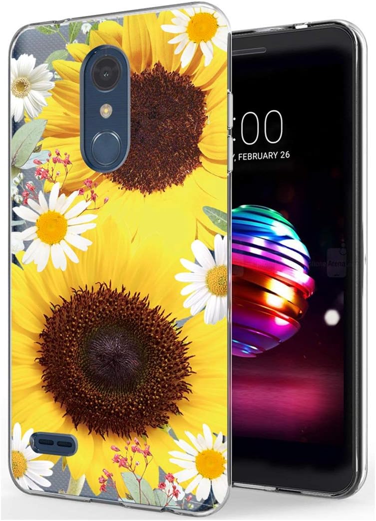 Funda de teléfono para LG Stylo 3  para LG Stylo 3 Pluspara LG Stylus 3, funda protectora de TPU suave y flexible a prueba de golpes, diseño floral