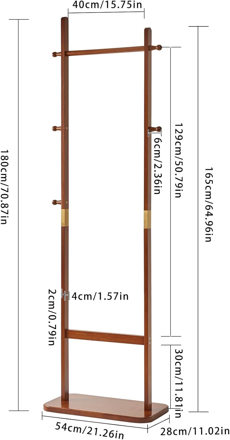 Perchero para árbol con base muy resistente, perchero pequeño independiente resistente, perchero para colgar ropa para niños y adultos, ahorro de