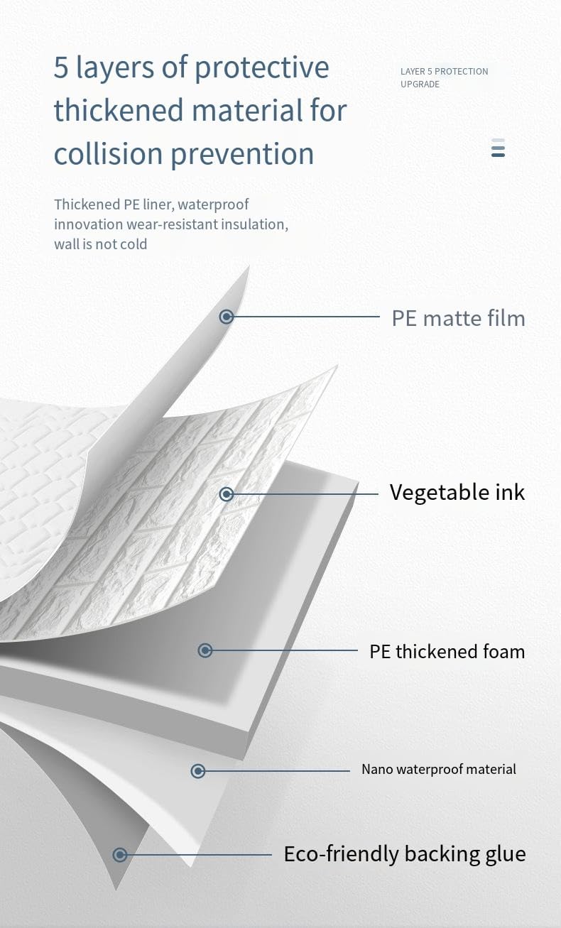 Mwpqbd Papel tapiz autoadhesivo impermeable ignífugo 3D tridimensional para pared gris, súper pegajoso, acogedor, hotel, dormitorio, renovación de