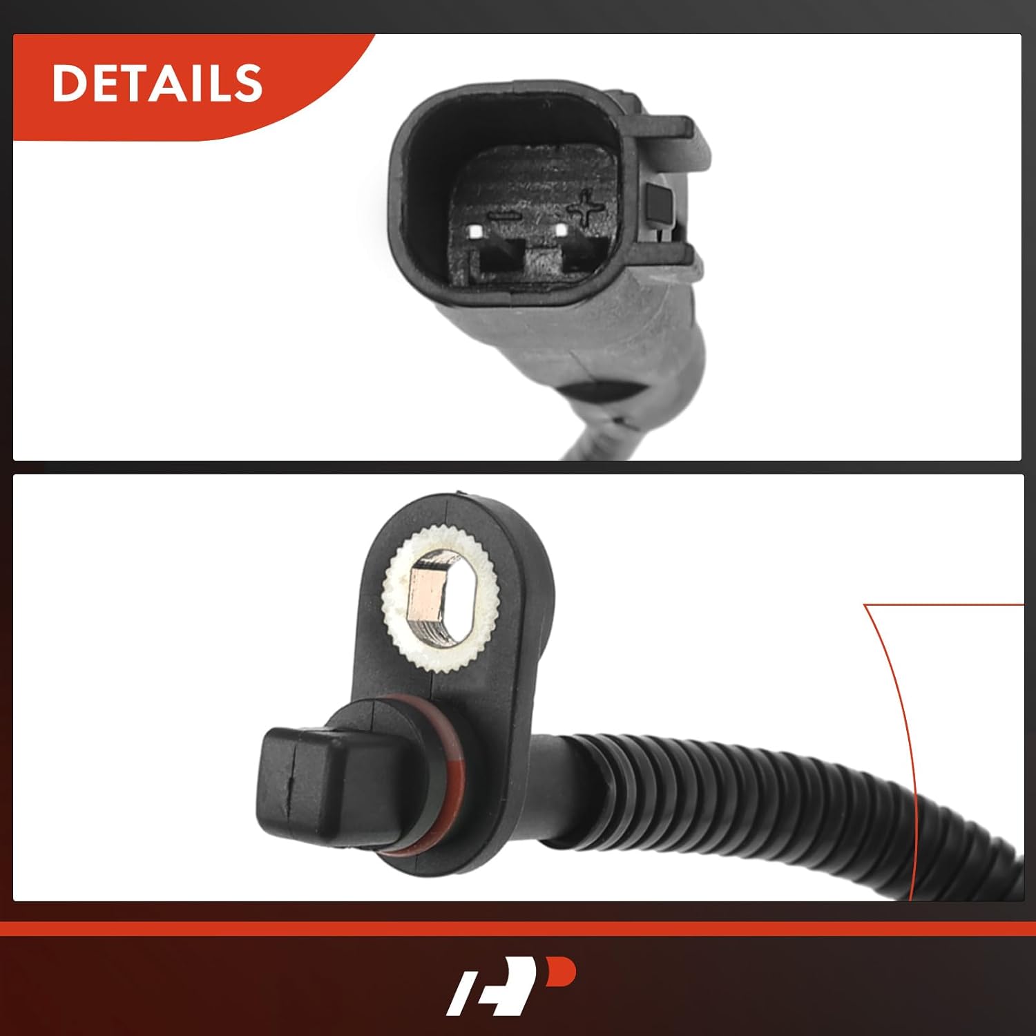 A-Premium Sensor de velocidad de rueda ABS compatible con modelos Dodge y Jeep, calibre 2007-2012, brújulaPatriot 2007-2017, lado trasero izquierdo