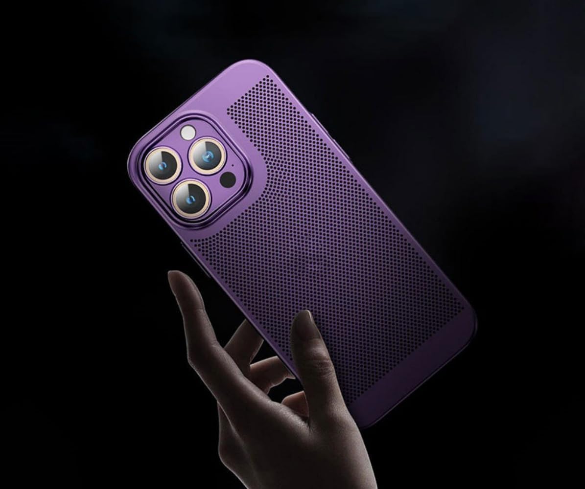 Funda para teléfono con disipación de calor galvanoplastia 2024 para iPhone 14, 13, 12 Promax, nueva versión, funda para teléfono con disipación de