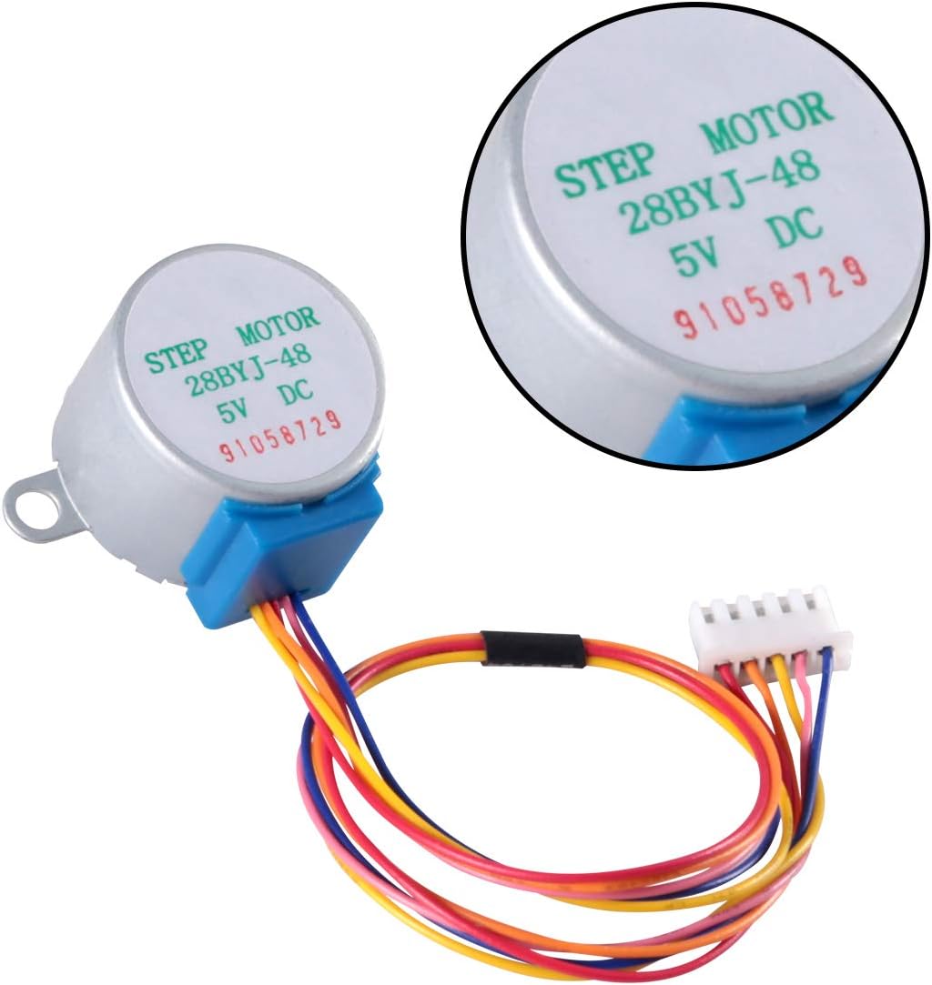 6 PCS 28BYJ-48 ULN2003 5V Stepper Motor + ULN2003 Driver Board