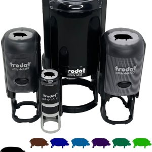 Pig – Sello de tinta autoentintado con vista lateral sólida para sellar planificadores de manualidades, mini de 12 pulgada, tinta roja Pig – Sello de tinta autoentintado con vista lateral sólida para sellar planificadores de manualidades, mini de 12 pulgada, tinta roja