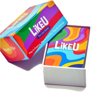 LikeU Cartas para el fin de conversaciones incómodas, juego de cartas para fiestas LikeU Cartas para el fin de conversaciones incómodas, juego de cartas para fiestas