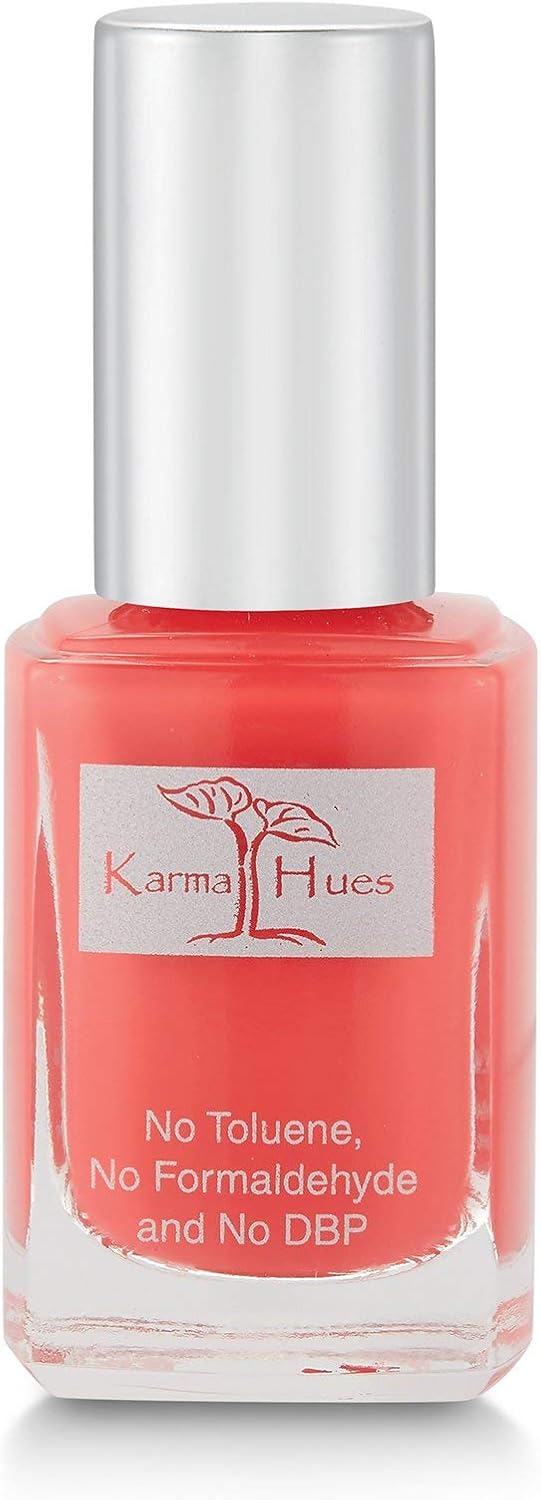 Karma Organic Esmalte de uñas  Esmalte de uñas de secado rápido, no tóxico, vegano y libre de crueldad animal para adultos y niños  (noches de