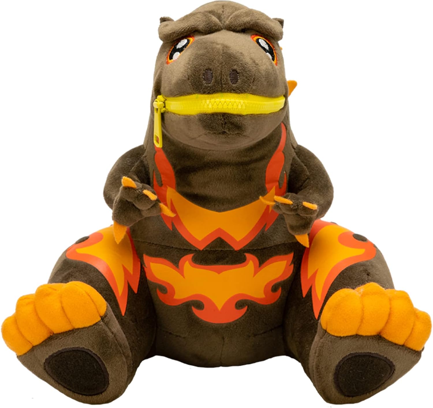 QMx Godzilla PX ZIPPERMOUTH – Peluche blanco y negro