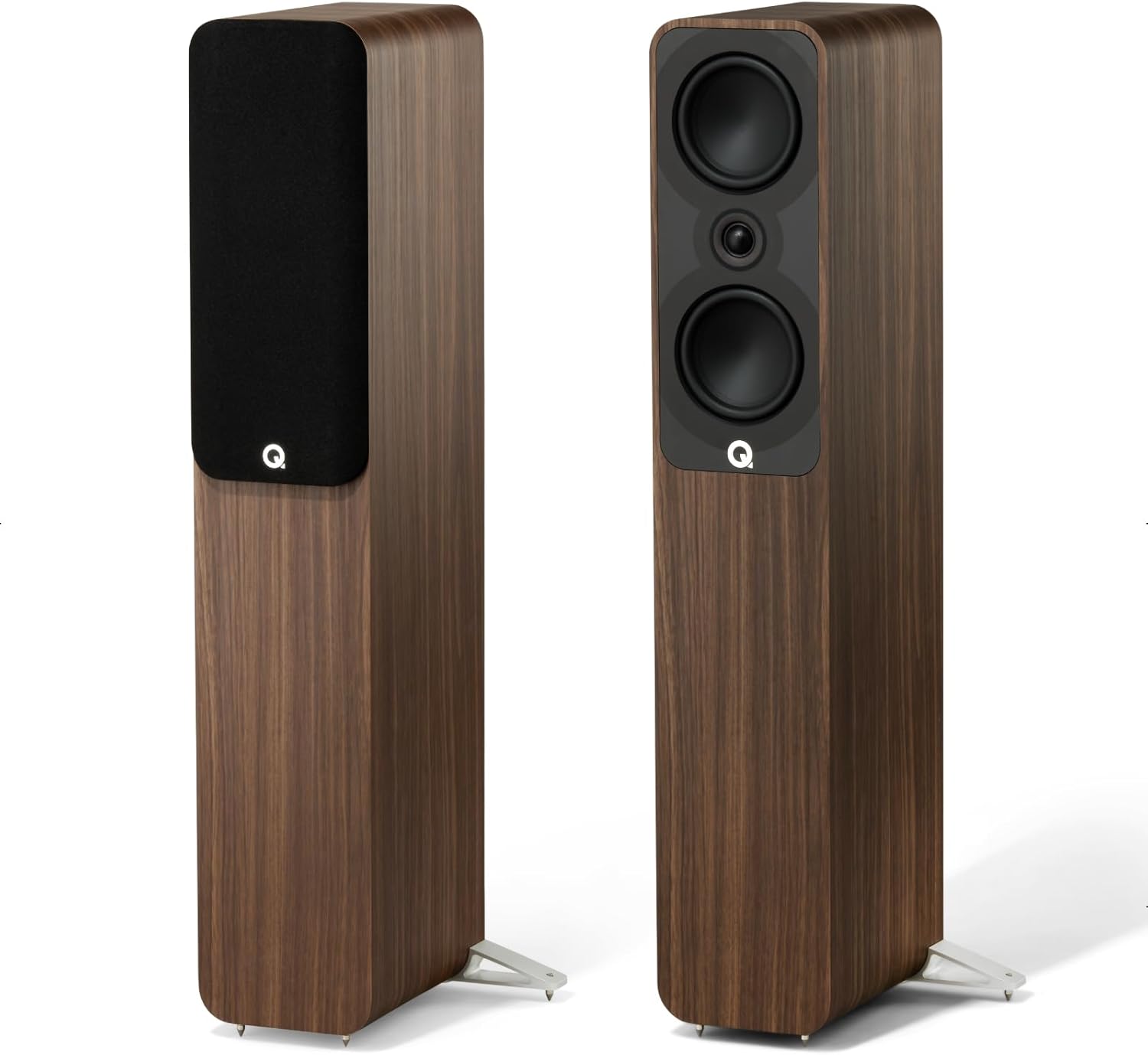 Q Acoustics 5040 Altavoz de pie Santos Rosewood (altavoz individual)  2 controladores mediosgraves de 5 pulgadas, tweeter de 1 pulgada  Sistema