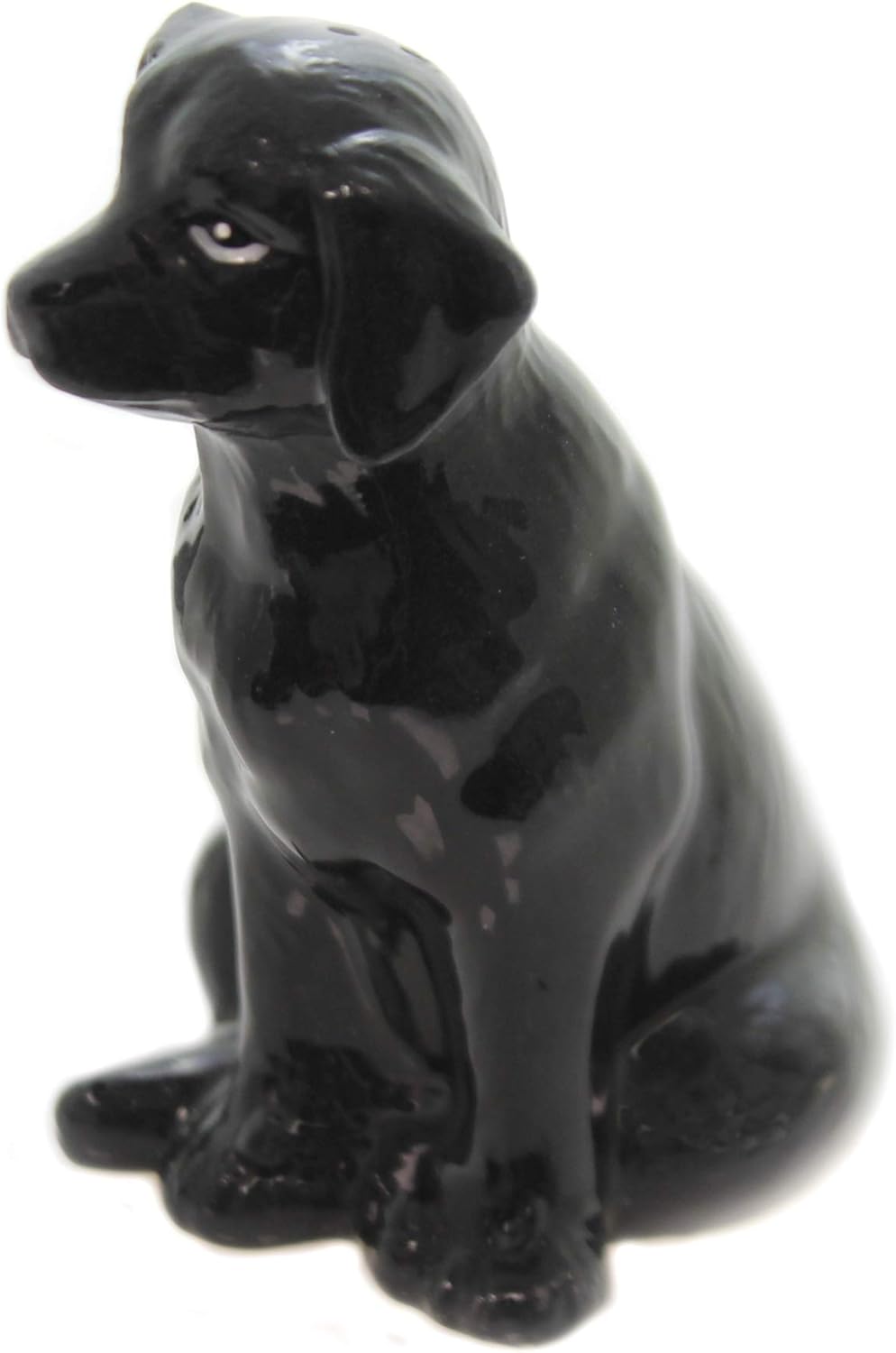 Juego de salero y pimentero de cerámica fina para perro, 3-34 pulgadas de alto