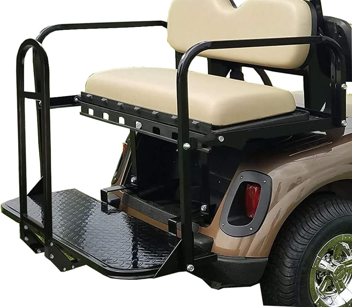 Barra de seguridad universal para asiento trasero EZGO Club CAR Yamaha carrito de golf, barra de agarre resistente para asiento trasero añade