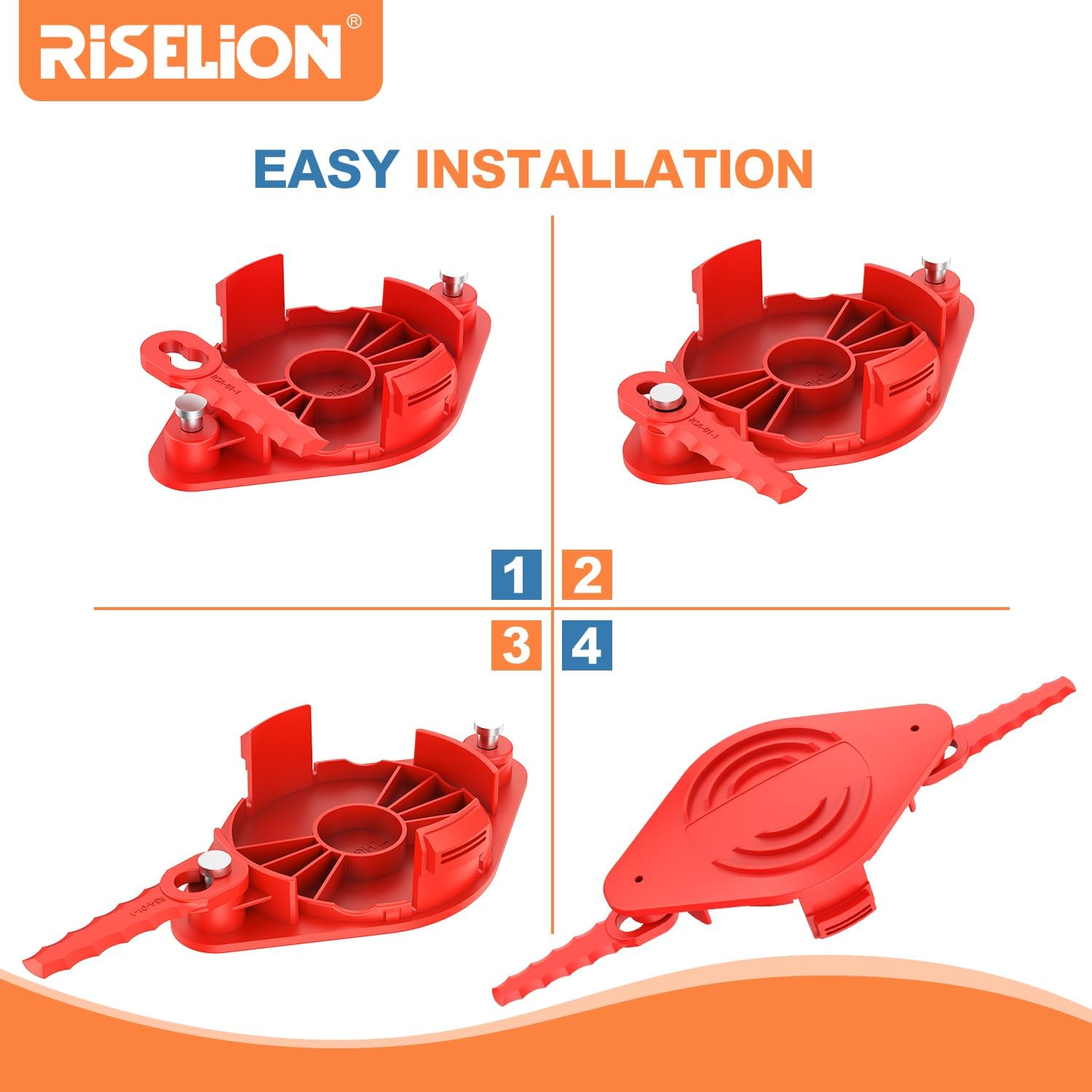 RISELION CRAFYSMAN – Carrete de repuesto para cabezal de recortadora con cuchillas, sistema de autoalimentación CRAFYSMAN CMZST065 duradero (1