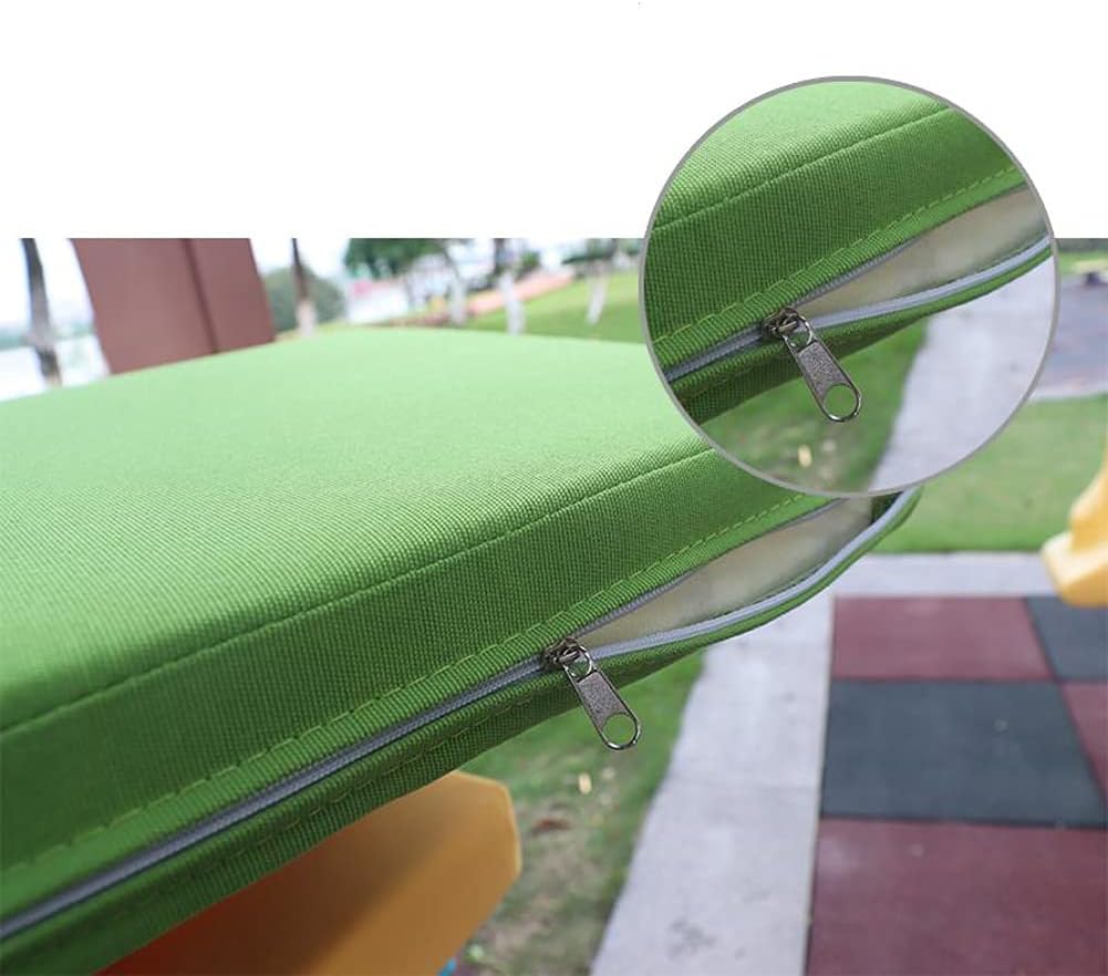 Funda de cojín para patio al aire libre, impermeable, de mimbre para jardín, sofá biplaza, tapete de banco fresco, tapete largo para silla de