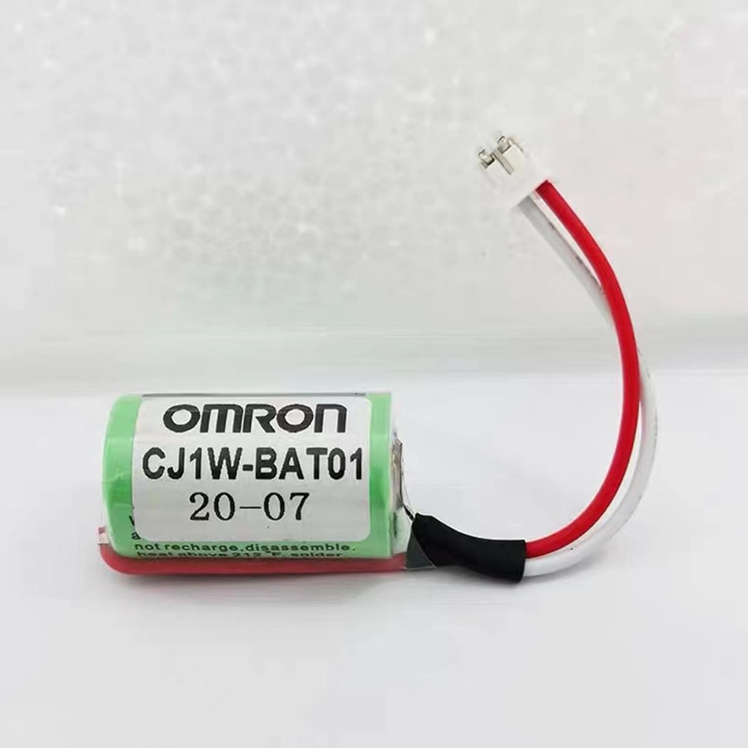 WELLVEUSPaquete de 25 unidadesCJ1W-BAT01 3V 1000mAh Batería para CJ1M CJ1G CJ2M CJ2G CP1E CP1L CP1H COMP-311 Controlador PLC con enchufe