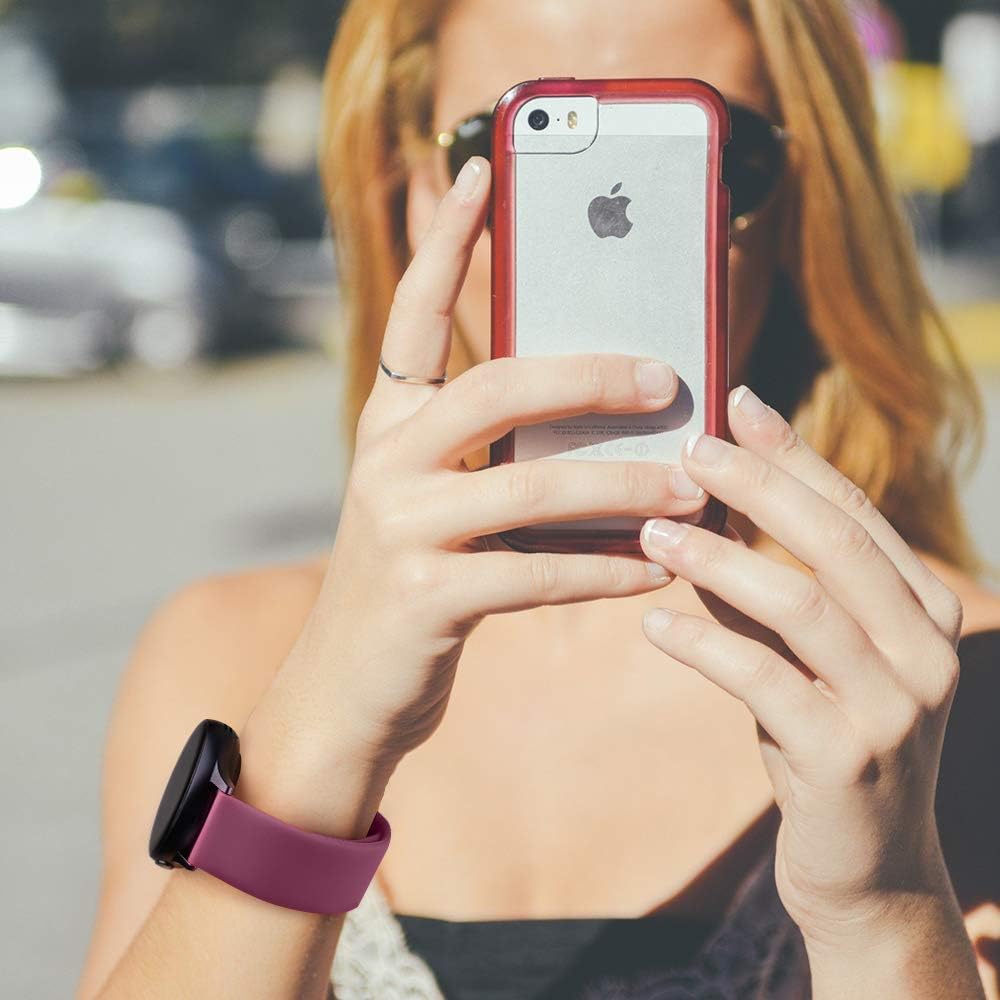 Vanjua Bandas compatibles con Garmin Venu 2 Plus, Venu Sq, Venu y Vivoactive 3, correa de repuesto deportiva de silicona suave para Garmin Vivomove