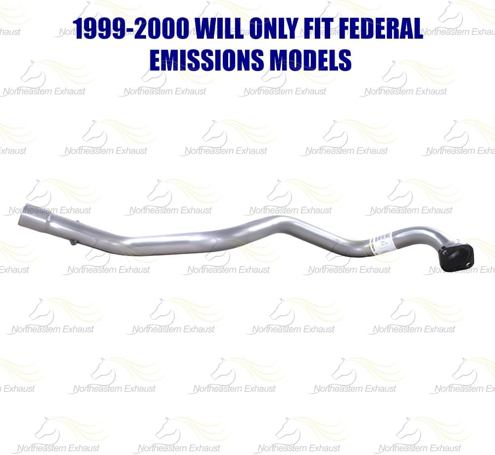 Northeastern Exhaust  Tubo de escape de acero inoxidable compatible con 4Runner 1996-2002 3.4L  Junta gratis, colgador, pernos y tuercas incluidos