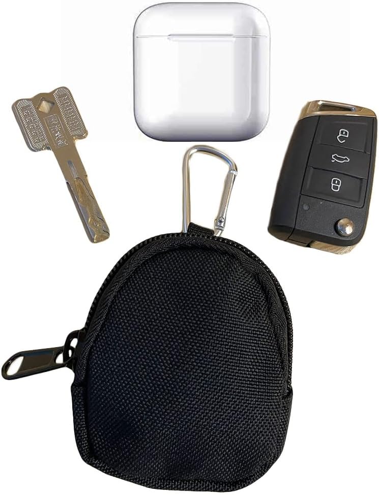 Paquete de 2 monederos tácticos  Bolsa de bolsillo militar para llavero como mini organizador de herramientas, monedas, llave de coche, funda de