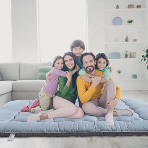 NeuType Colchón futón para dormir en el suelo para adultos, niños, adecuado para camping, viajes por carretera, habitación de invitados, colchón de NeuType Colchón futón para dormir en el suelo para adultos, niños, adecuado para camping, viajes por carretera, habitación de invitados, colchón de