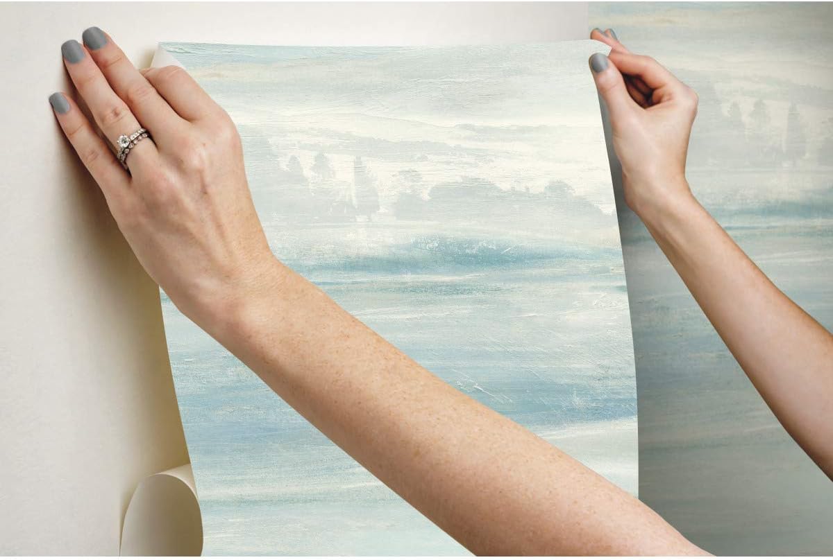 Simply Candice PSW1099RL Soothing Mists Scenic Premium – Papel tapiz autoadhesivo