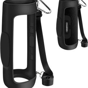 Funda de silicona para JBL Charge 4 portátil impermeable inalámbrico Bluetooth altavoz, gel de viaje, piel suave, bolsa de transporte de goma Funda de silicona para JBL Charge 4 portátil impermeable inalámbrico Bluetooth altavoz, gel de viaje, piel suave, bolsa de transporte de goma