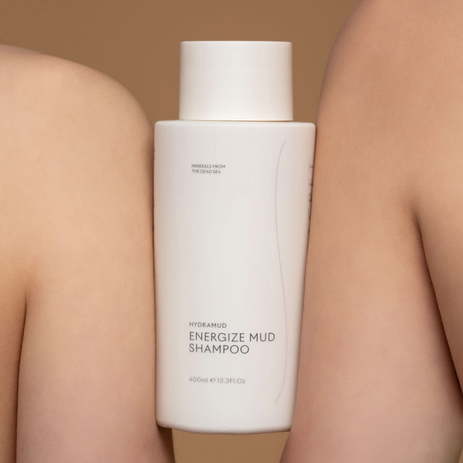 SEACRET Champú para el cabello HydraMud Energize Mud Shampoo con minerales del mar muerto y aceite de argán, 13.3 onzas líquidas