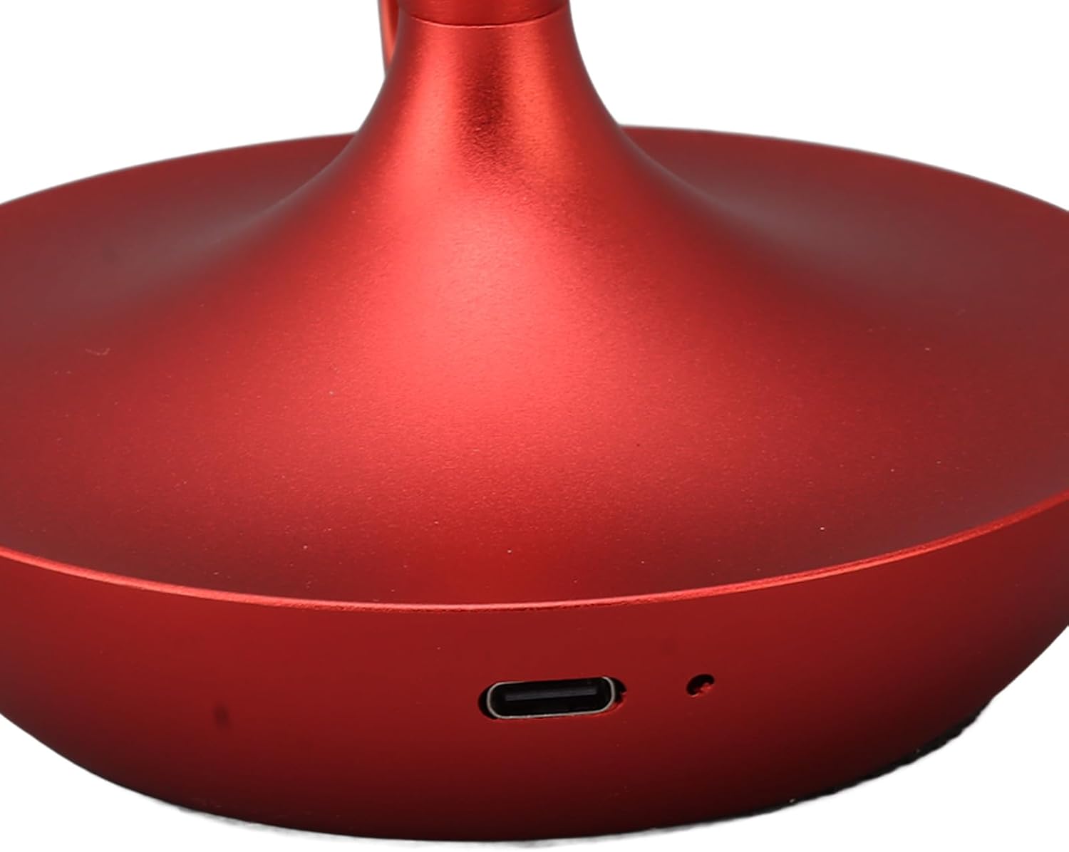 Hyuduo Lámpara de mesa inalámbrica, innovadora forma de vela, lámpara de escritorio LED recargable con 3 niveles de brillo, aspecto elegante para