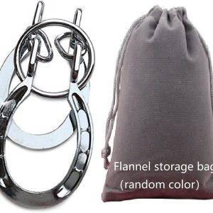 SHUYUE Rompecabezas de herradura de metal clásico rompecabezas tradicional rompecabezas rompecabezas rompecabezas (plata) SHUYUE Rompecabezas de herradura de metal clásico rompecabezas tradicional rompecabezas rompecabezas rompecabezas (plata)