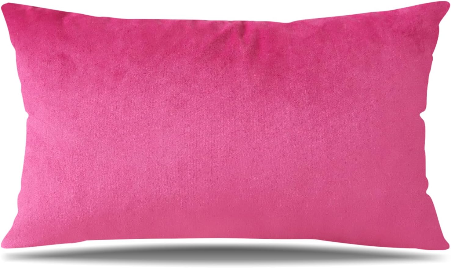 Artscope Fundas de almohada de terciopelo de lujo, fundas de almohada rectangulares decorativas, fundas de cojín suaves y sólidas para sofá,