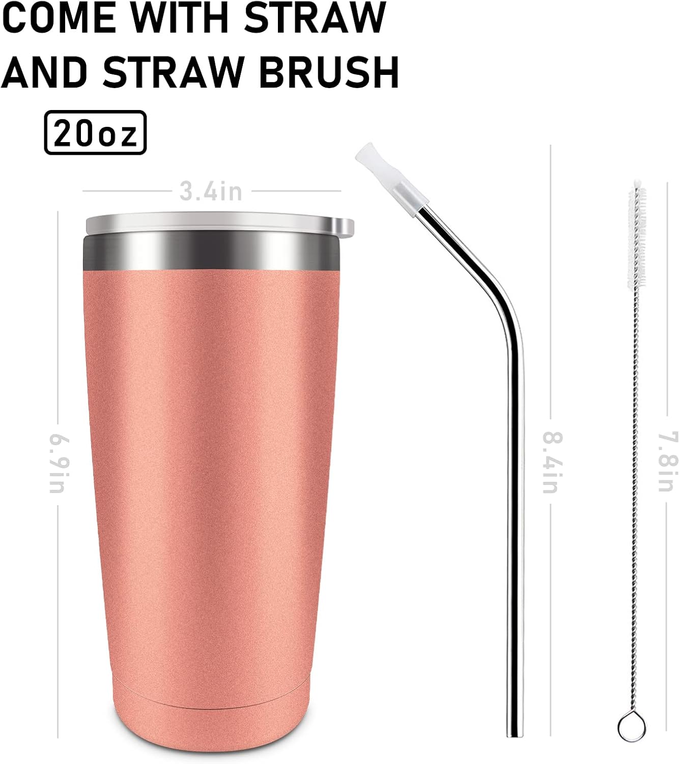 Best Nana Ever-Funny Christmas Birthday Gifts for Nana New Nana Nana To Be, vaso de acero inoxidable con popote y tapa, vaso para el día de la madre